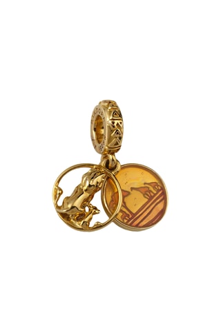 Bedeltje Simba en Mufasa the Lionking Disney- Doublé Geelgoud