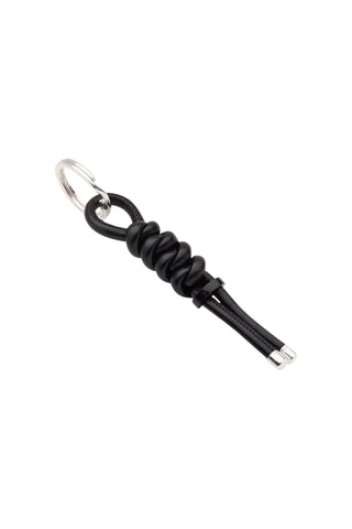 Sleutelhanger van zilver - Zwart