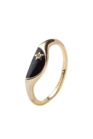 Bague - Argent plaqué or jaune