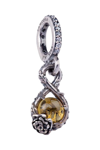 Pendentif La Belle et la Bête Disney - Argent
