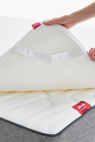 Surmatelas en bambou - Blanc