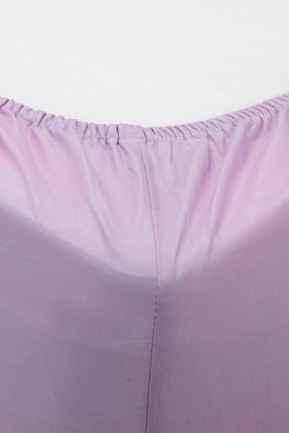 Drap-housse en coton 55 fils/cm² - Violet