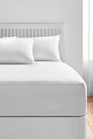 Protège-matelas - Blanc