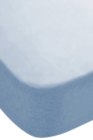 2 draps-housses - Bleu
