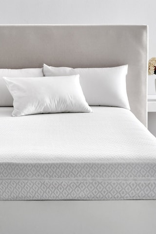 Protège-matelas - Blanc