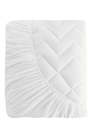 Protège-matelas - Blanc