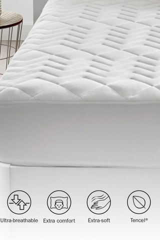 Drap-housse - Blanc