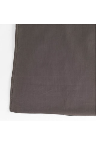 Parure de couette en coton 59 fils/cm² - Marron