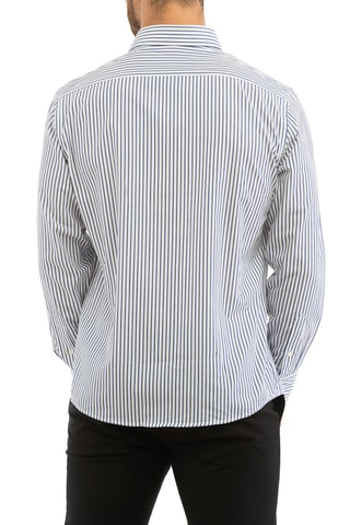 Chemise - Bleu, blanc et rayures