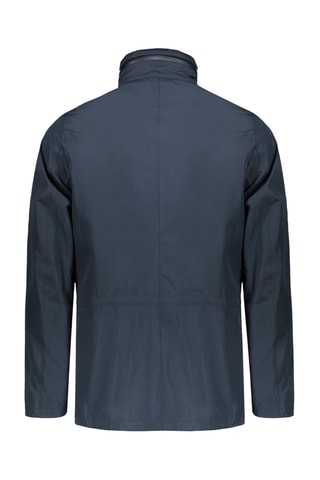 Parka con capucha - Azul