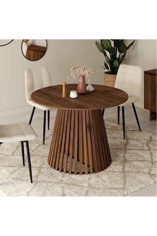 Table à manger extensible Camélia - 110/300 x 110 x 75 cm