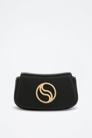 Sac porté épaule - Noir et doré