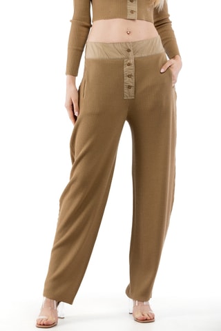 Pantalon en laine - Vert