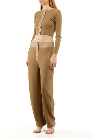 Pantalon en laine - Vert