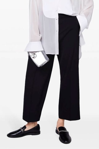 Pantalon de costume en laine - Noir