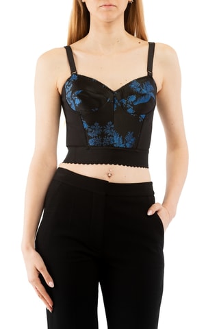 Top sans manches - Noir et bleu