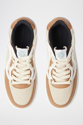 Sneakers - Blanc, beige et marron