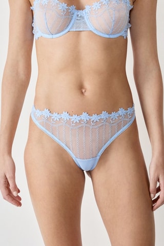 Tanga Paquerette - Azul-celeste