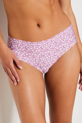 Shorty Confort - Rosa y blanco