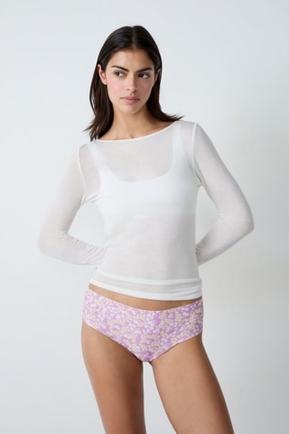 Shorty Confort Print2 - Violeta