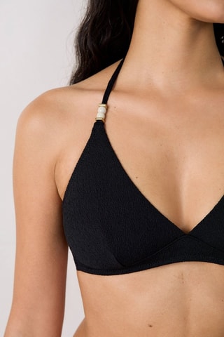 Parte de cima de biquíni push-up Lumineux - Preto