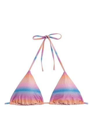 Parte de cima de biquíni tie and dye - Rosa-maquilhagem
