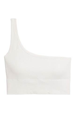 Soutien desportivo assimétrico Capsule Active - Branco