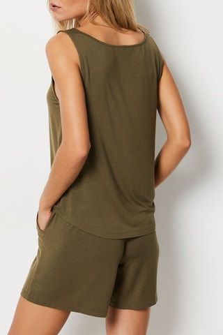 Top de pijama Essentiel Modal Spe - Caqui