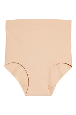 Cueca de cintura alta Deep Vack Control - Bege