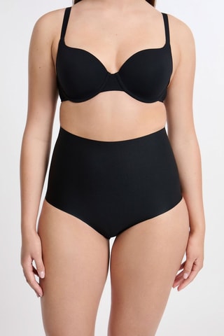 Cueca de cintura alta Controly - Preto