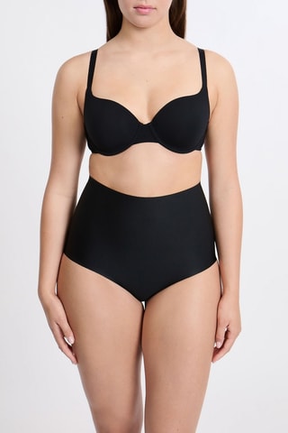 Cueca de cintura alta Controly - Preto