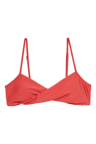 Soutien de biquíni Caleta - Vermelho-tijolo