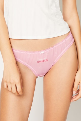 Cueca Unique - Rosa-maquilhagem