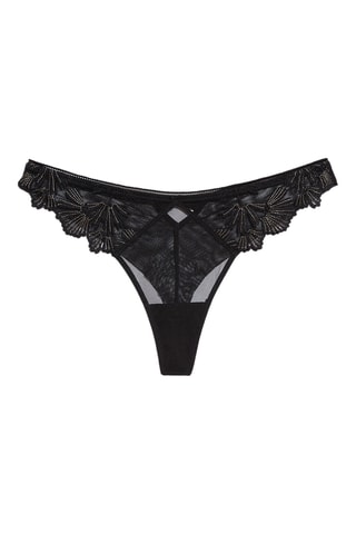 Tanga Palmes - Preto