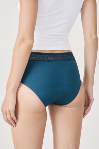 Shorties Celita - Azul-petróleo