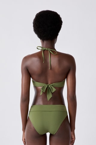 Cueca de biquíni Premiere - Verde-azeitona