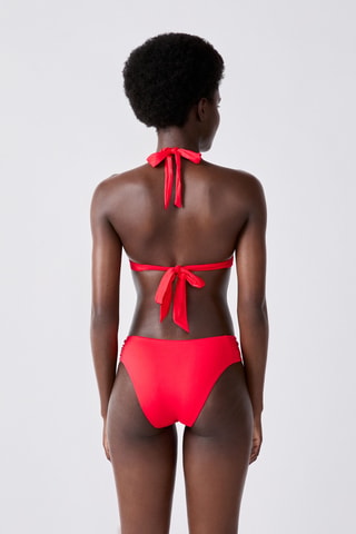 Cueca de biquíni Luarca - Vermelho