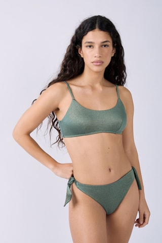 Cueca de biquíni Blanes - Verde