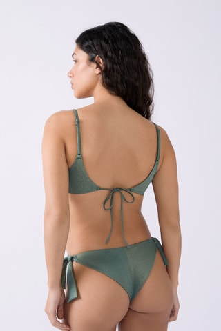 Cueca de biquíni Blanes - Verde