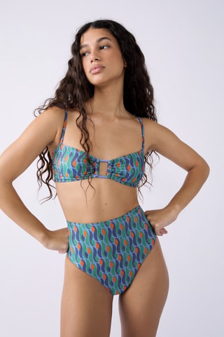 Cueca de biquíni cintura subida Sao - Violeta