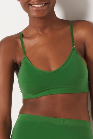 Sujetador deportivo push-up Amande - Verde abeto - Etam