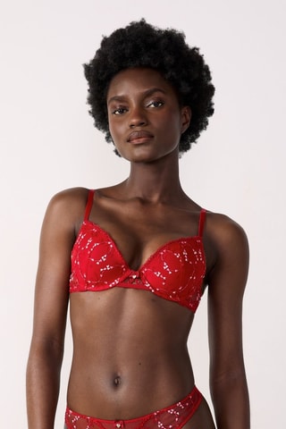 Soutien push-up Conquette - Vermelho