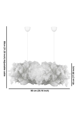 Hanglamp Serene - Wit - 2 x 40 W