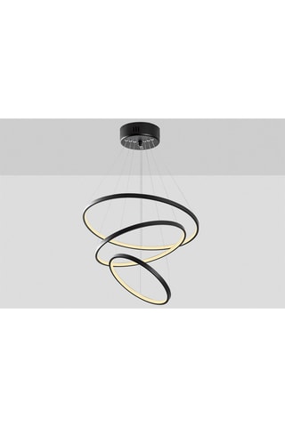 Lámpara de techo LED - Negro - 28 W