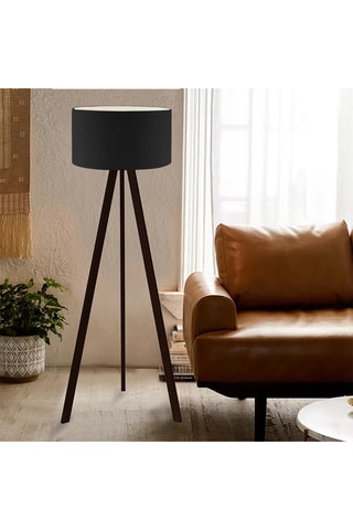 Staanlamp - Zwart - 60 W
