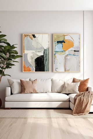 2 cuadros - 33 x 48 cm