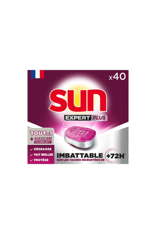 3 x Tablettes lave-vaisselle Sun Tout-en-1 Expert Plus - 40 lavages