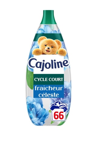 3 x Adoucissant cycle court Cajoline Origines - Fraicheur Céleste - 66 lavages