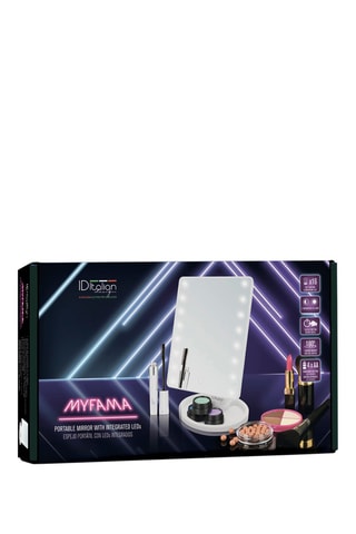 Specchio portatile con LED - 2 intensità luminose