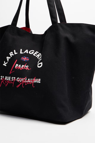 Tote bag in cotone riciclato - Nero